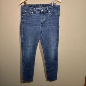 LAUREN RALPH LAUREN WOMEN'S CLASSIC ANKLE JEANS SIZE 10